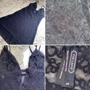 Victorias Secret The Lacy Teddy Camisole Chemise Slip Nightie Small NWOT